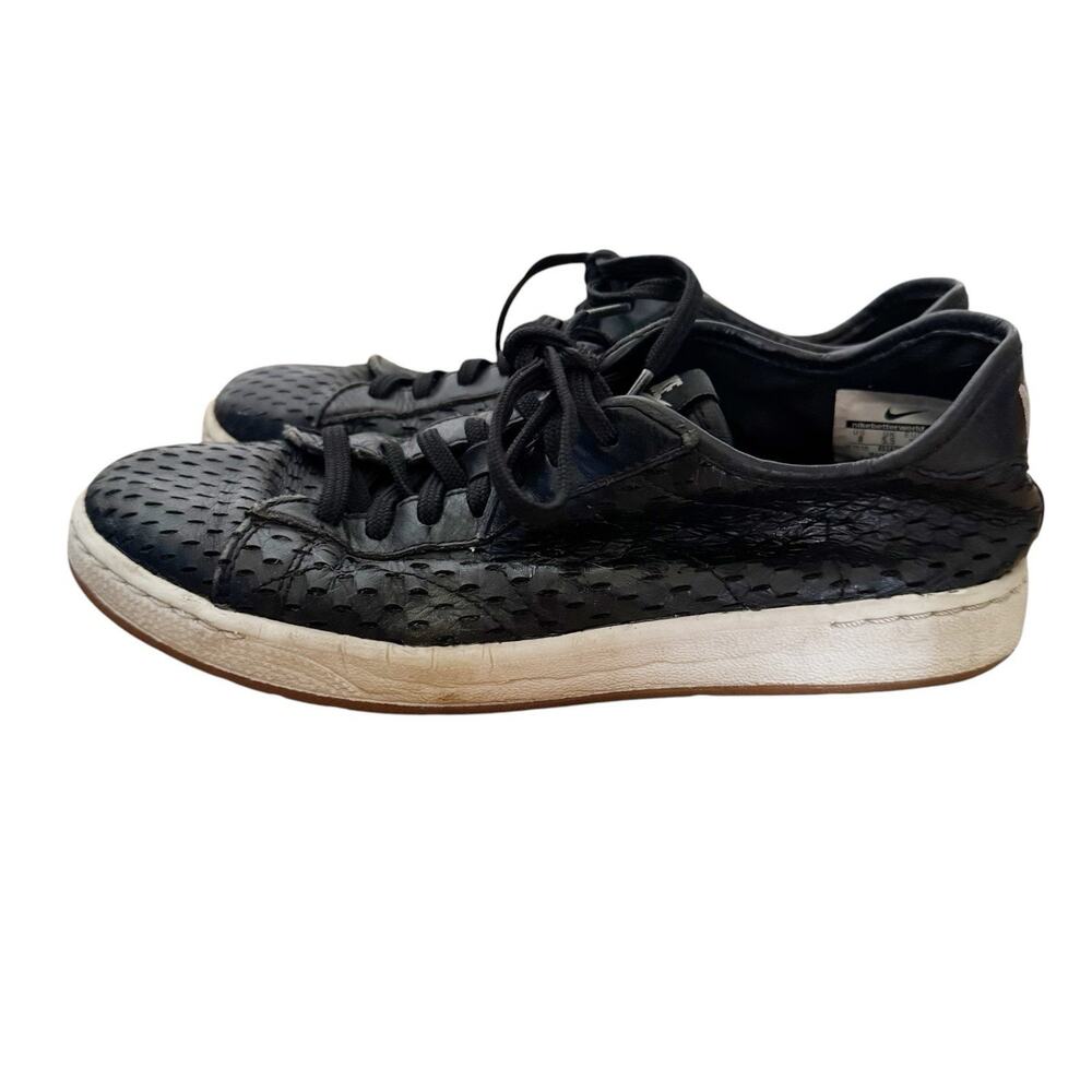 Nike Classic Ultra Deconstructed 833870-100 Black Leather Shoes Sneaker Size 8